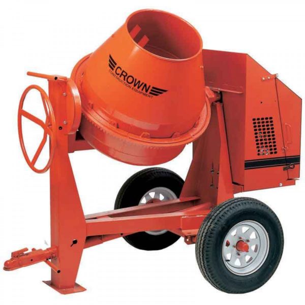 Gas concrete mixer